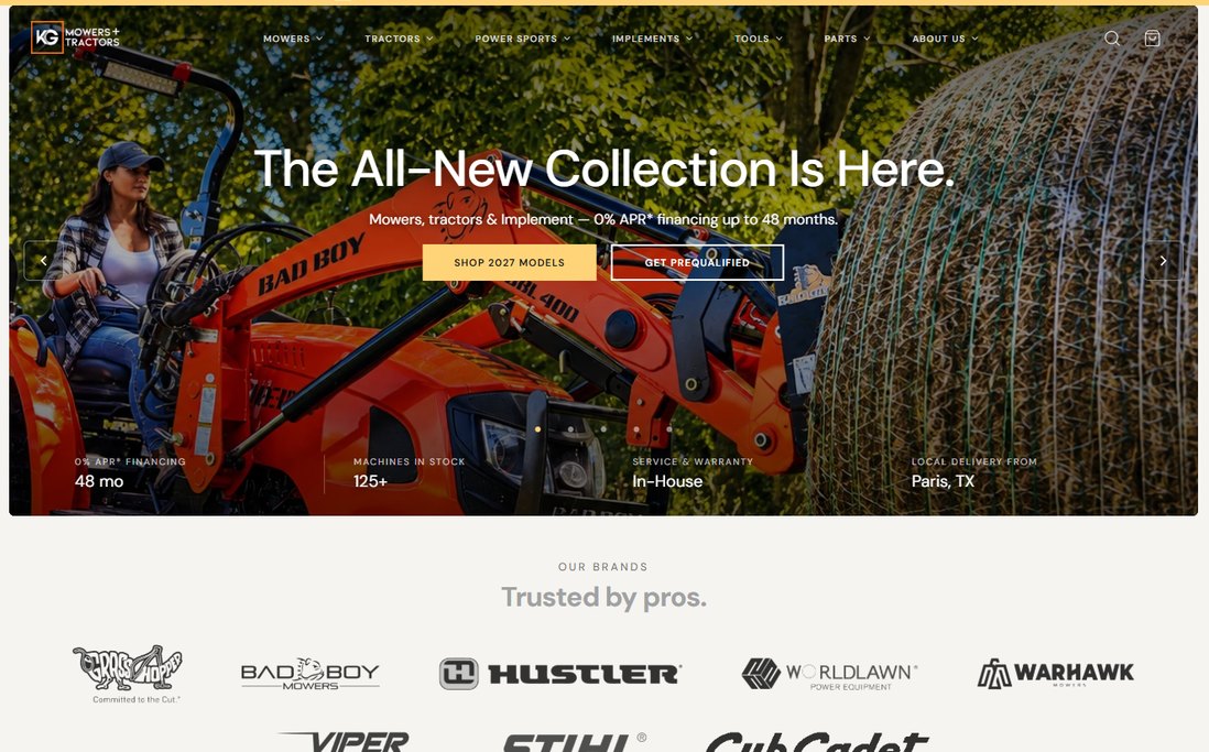 K and G Mowers – kgmowers.com