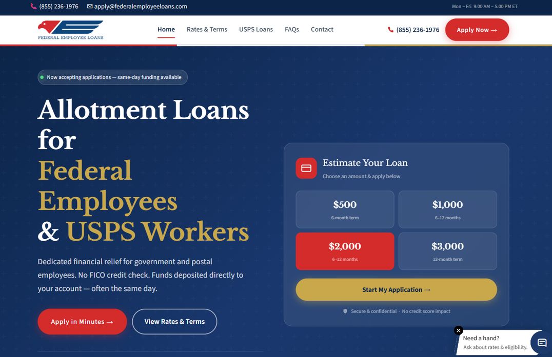 Federal Employee Loans – federalemployeeloans.com