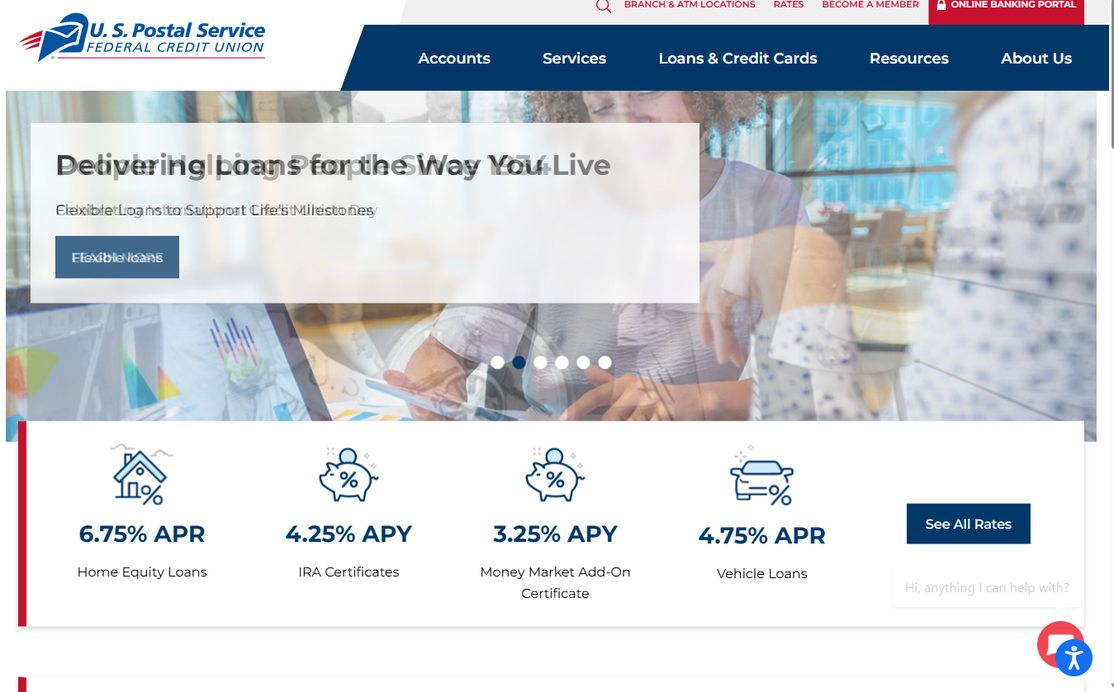 USPS Federal Credit Union – uspsfcu.org